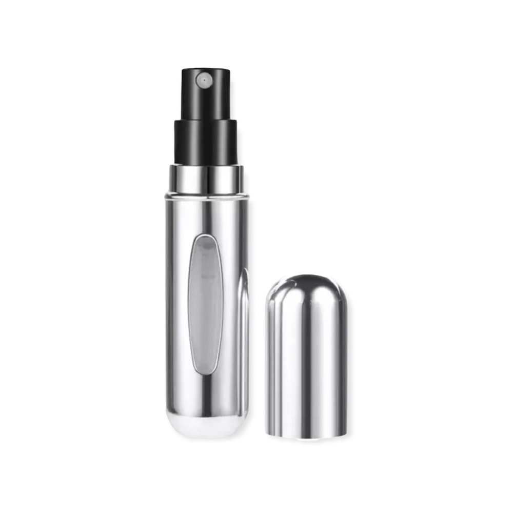 🆕Silver Refillable Perfume Bottle Travel Atomizer
